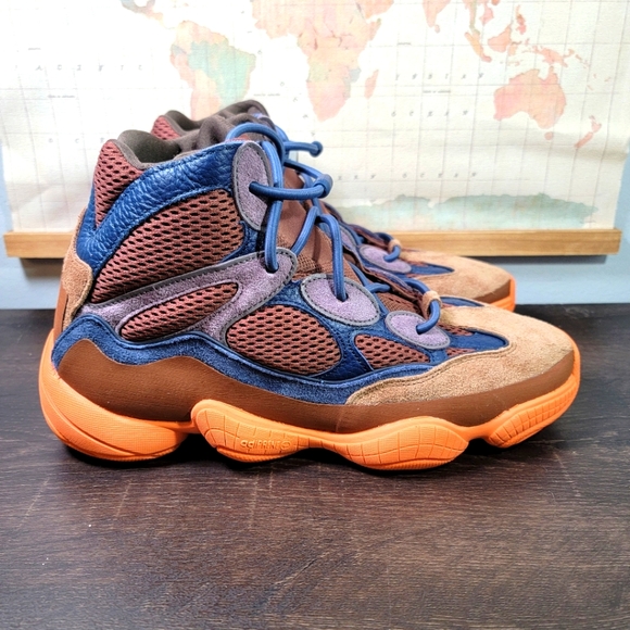 BRAND NEW Adidas Yeezy 500 High Tactile Orange Men's Size 12.0 - Picture 4 of 7